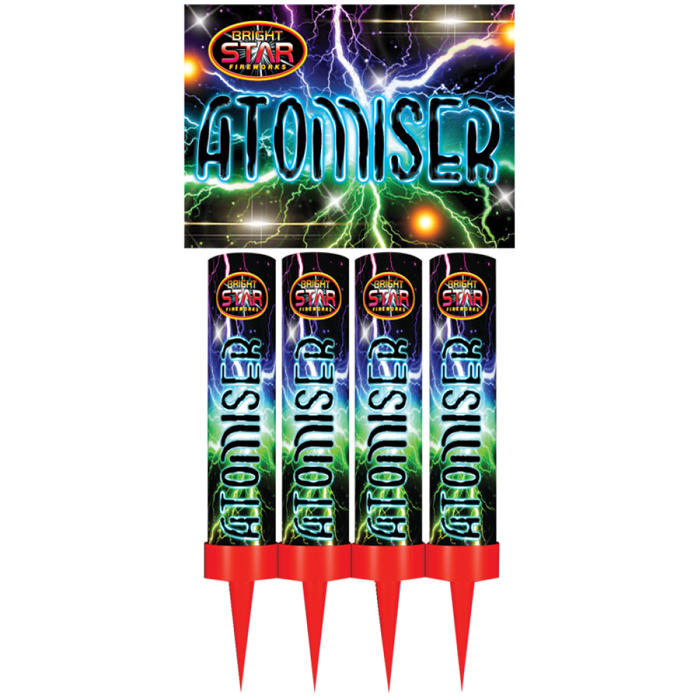 Atomiser 4pce PVC Bag By Bright Star Fireworks - BUY 1 GET 1 FREE!