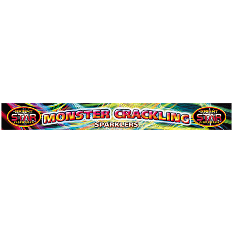Monster Crackling Sparkler 4pce D/Box 14