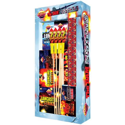 Dam Busters Selection Box 16pce By Bright Star Fireworks - SALE!