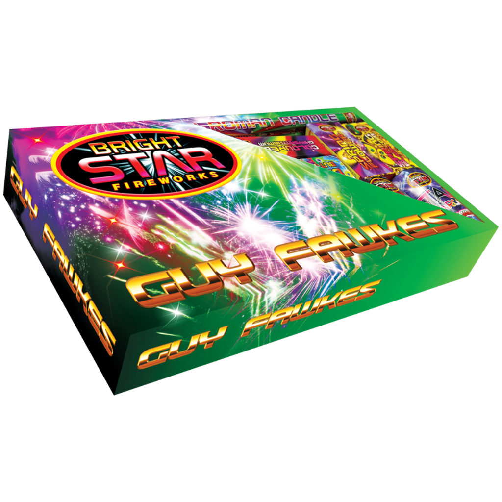 Guy Fawkes Selection Box 24pce By Bright Star Fireworks BUY 1 GET 1