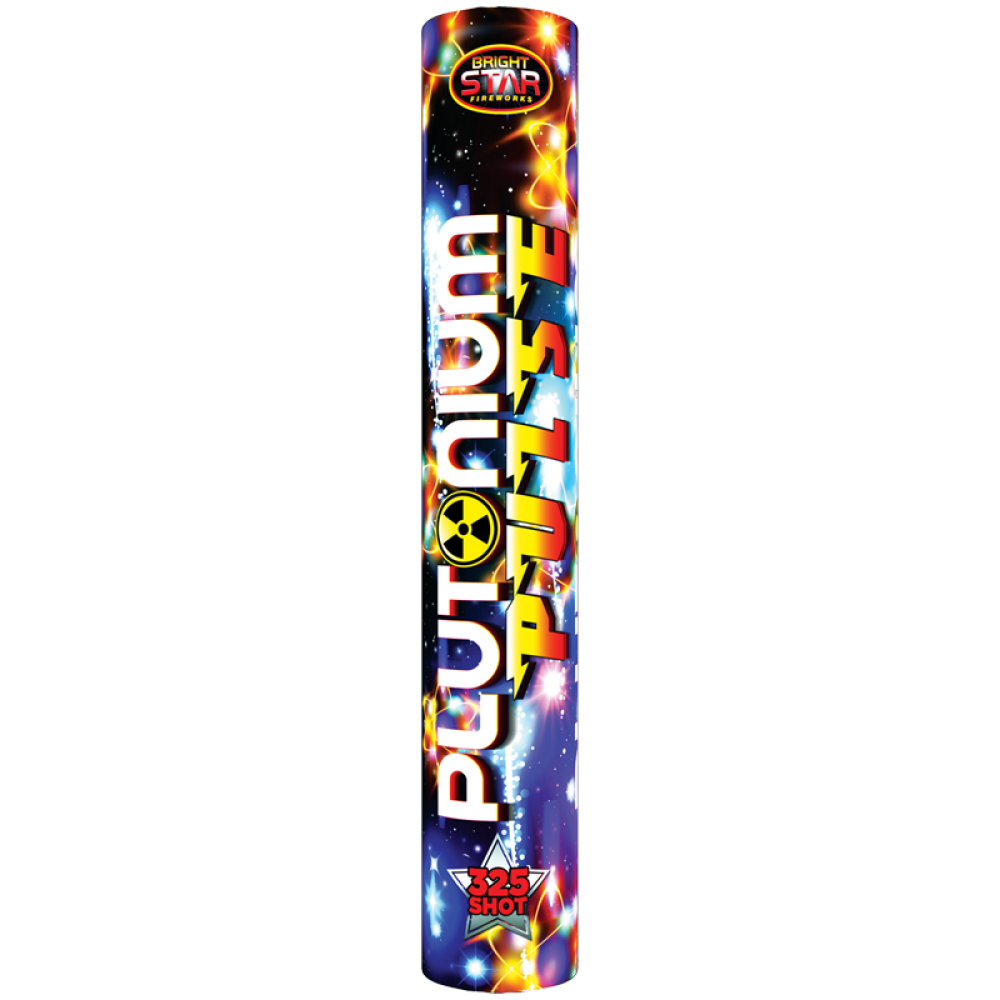 Plutonium Pulse 326 Shot Roman Candle by Bright Star - BUY 1 GET 1 FREE!