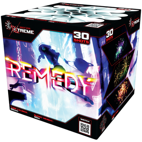 Remedy 30 Shot Barrage by Bright Star Fireworks- BUY 1 GET 1 FREE!