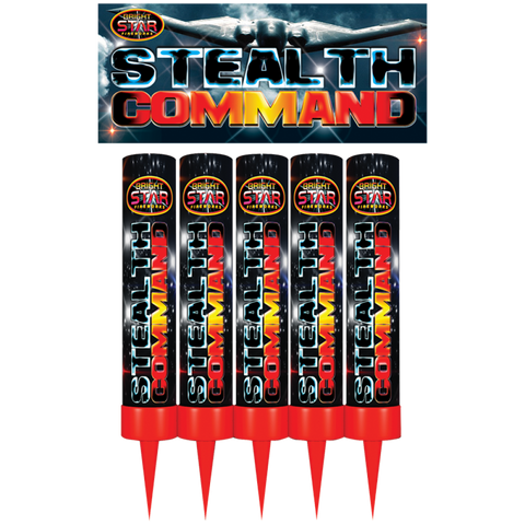Stealth Command 5pce PVC Bag By Bright Star Fireworks - BUY 1 GET 1 FREE!