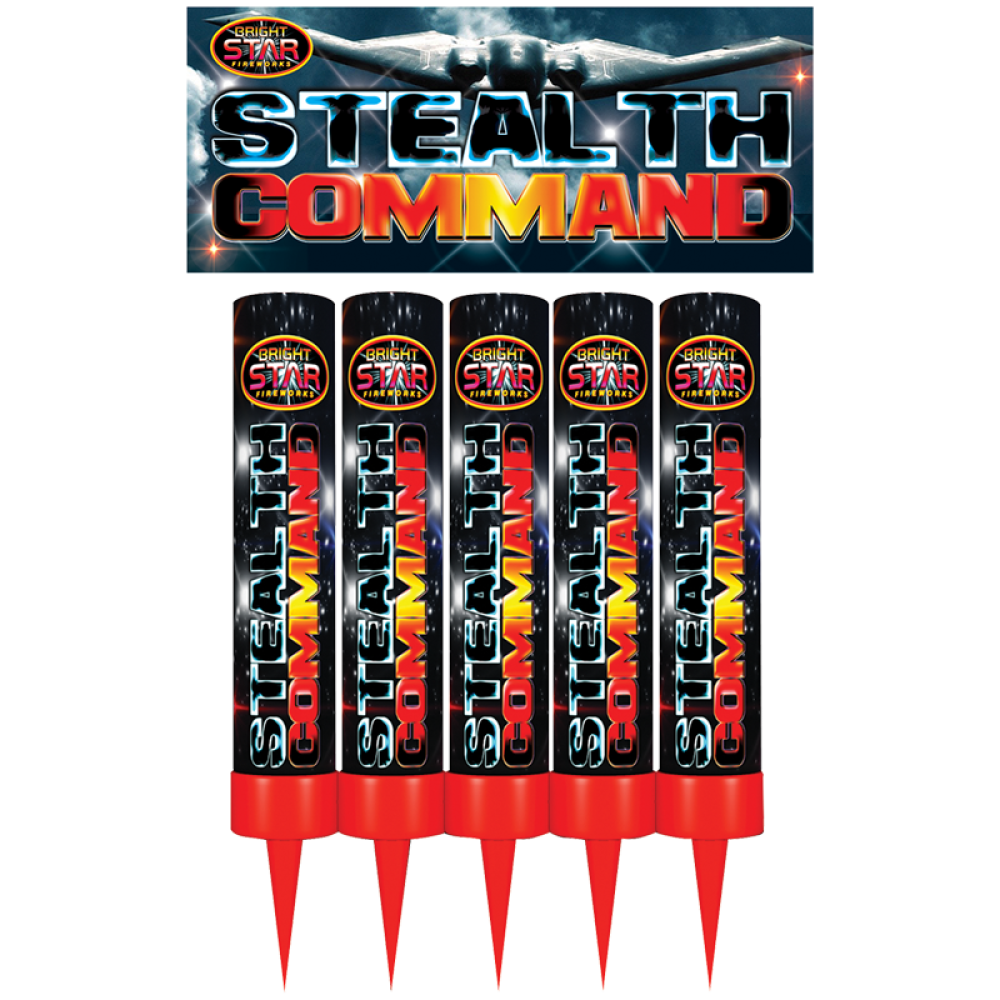 Stealth Command 5pce PVC Bag By Bright Star Fireworks - BUY 1 GET 1 FREE!