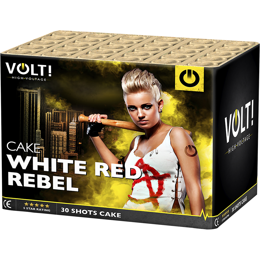 White Red Rebel By Bright Star Fireworks - BUY 1 GET 1 FREE!