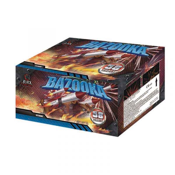 Bazooka 56 Shot 1.3g By Cube Fireworks - SALE!