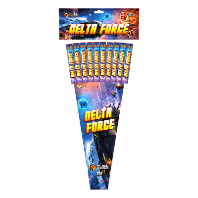 Delta Force Rocket Pack (10pcs) By Cube Fireworks - BUY 1 GET 2 FREE!