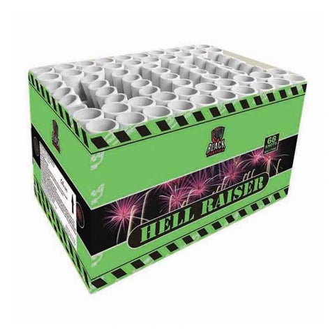 Hell Raiser 68 Shot 1.3g By Cube Fireworks - CRAZY LESS THEN HALF PRICE SALE!