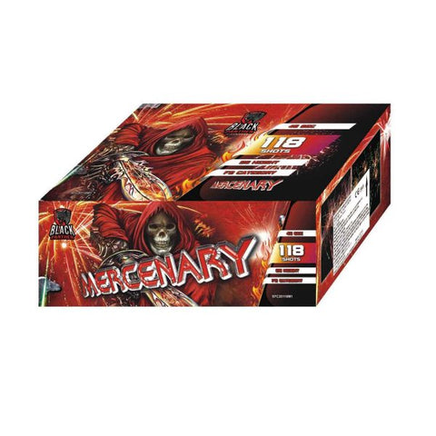 Mercenary 1.3G 118 Shot By Cube Fireworks - BUY 1 GET 1 FREE!