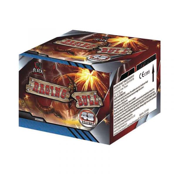 Raging Bull 1.3g 49 Shot By Cube Fireworks - BUY 1 GET 1 FREE!