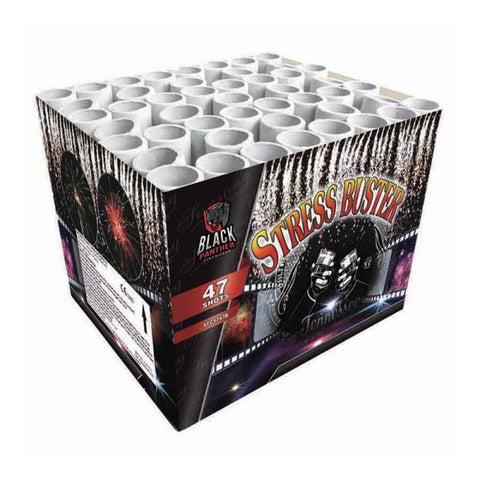 Stress Buster 47 Shot 1.3g By Cube Fireworks -BUY 1 GET 1 FREE!