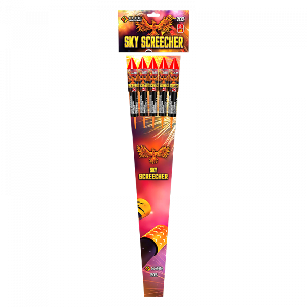 Sky Screecher Rocket Pack By Cube Fireworks - BUY 1 GET 2 FREE!