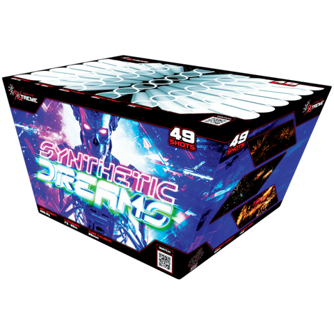 Synthetic Dreams 49 Shot Barrage by Bright Star Fireworks- BUY 1 GET 1 FREE!