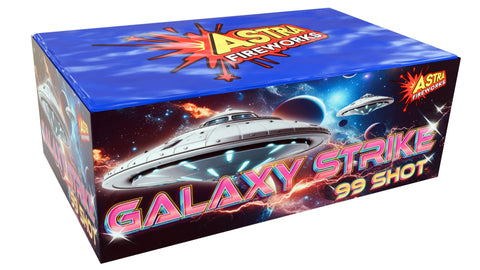 Galaxy Strike 99 Shot Cake By Astra Fireworks - BUY 1 GET 1 FREE! PRE-ORDER Available after 21/10/2026
