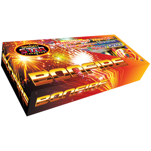 Bonfire Selection Box 22pce By Bright Star Fireworks - BUY 1 GET 1 FREE!