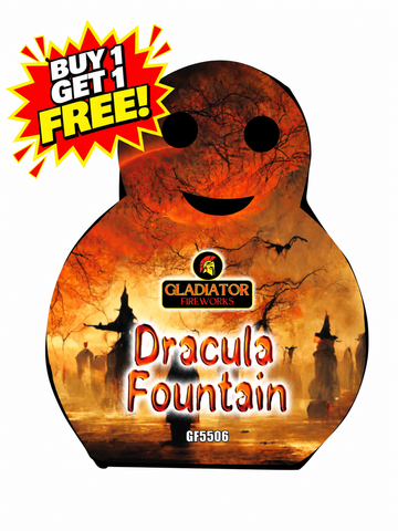 Dracula Fountain By Gladiator Fireworks - BUY 1 GET 1 FREE!