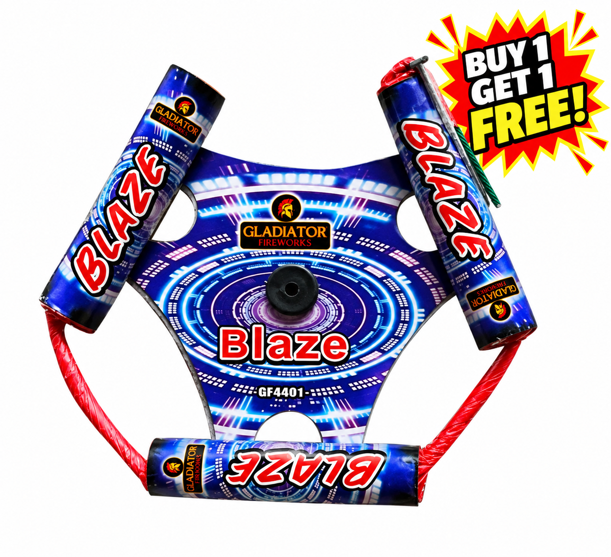 Blaze 3 PCS Wheel Pack By Gladiator Fireworks - BUY 1 GET 1 FREE!