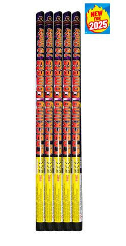 Crackling Comets 5 PCS Pack By Gladiator Fireworks - BUY 1 GET 1 FREE!
