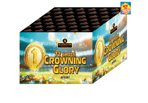 Crowning Glory 72 Shot Barrage By Gladiator Fireworks - BUY 1 GET 1 FREE!