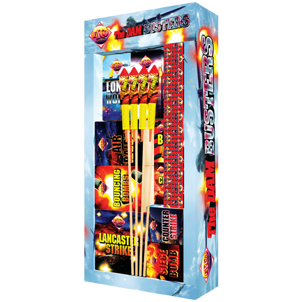 Dam Busters Selection Box 16pce By Bright Star Fireworks - SALE!
