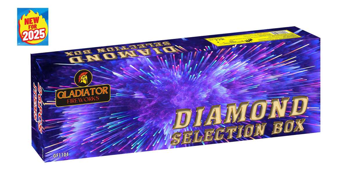 Diamond Selection Box By Gladiator Fireworks - BUY 1 GET 1 FREE!