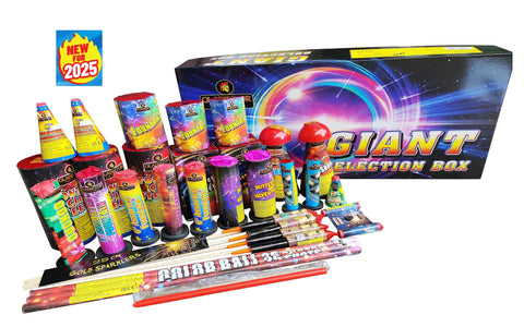 Giant 31 Pc Selection Box By Gladiator Fireworks - BUY 1 GET 1 FREE!