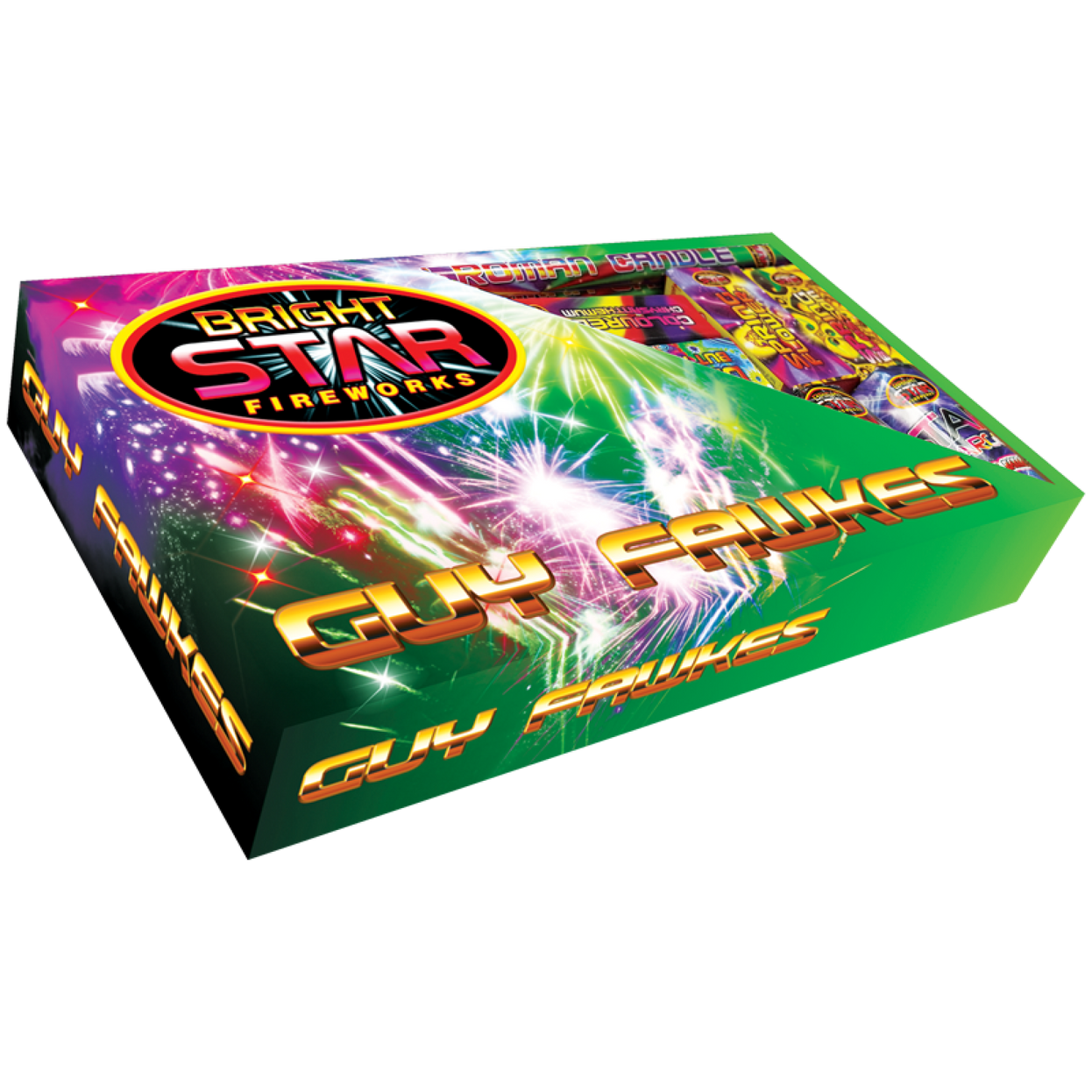 Guy Fawkes Selection Box 24pce By Bright Star Fireworks - BUY 1 GET 1 FREE!