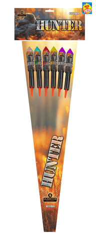 Hunter 6PC Rocket Pack 1.3G By Gladiator Fireworks - BUY 1 GET 1 FREE! COMING IN DECEMBER 2025!