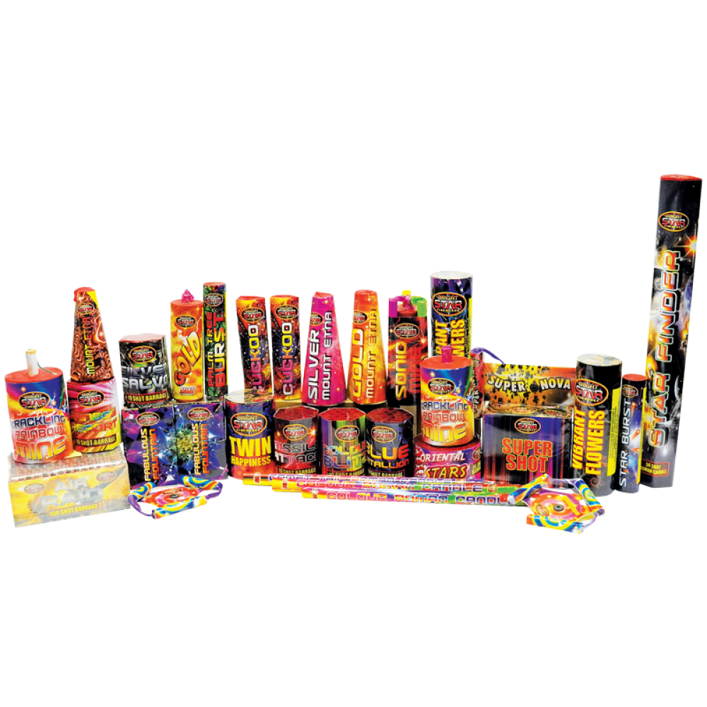 Imperial Selection Box 50pce By Bright Star Fireworks - BUY 1 GET 1 FREE!