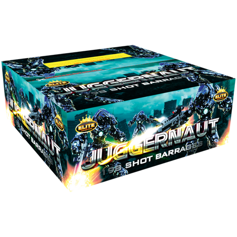 Juggernaut 198 Shot Compound Barrage 1.3G by Bright Star Fireworks- HALF PRICE SALE!