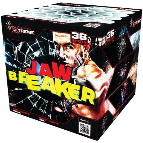 Jaw Breaker 36 Shot Barrage by Bright Star Fireworks- BUY 1 GET 1 FREE!