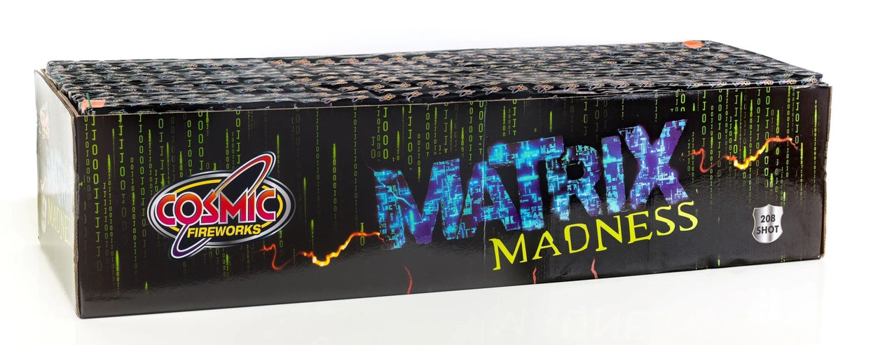 Matrix Madness 208 Shot Compound Cake 1.3g By Cosmic Fireworks - HALF PRICE SALE!