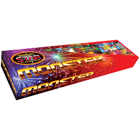 Monster Selection Box 13pce By Bright Star Fireworks - BUY 1 GET 1 FREE!