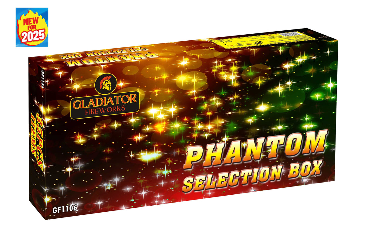 Phantom 35 Pc Selection Box By Gladiator Fireworks - BUY 1 GET 1 FREE!