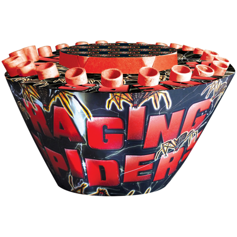 Raging Spiders 43 Shot Barrage By Bright Star Fireworks -HALF PRICE!