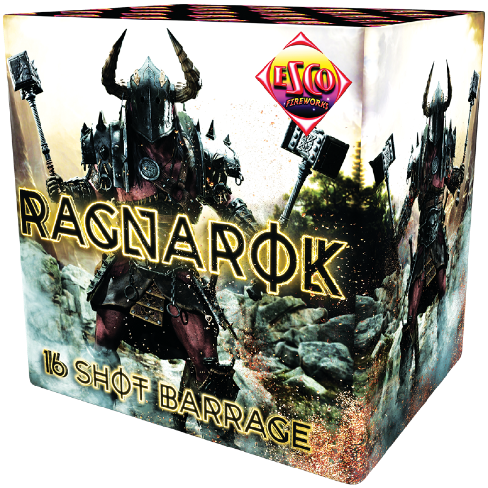 Ragnarok Barrage 16 Shot By Bright Star Fireworks - BUY 1 GET 1 FREE!