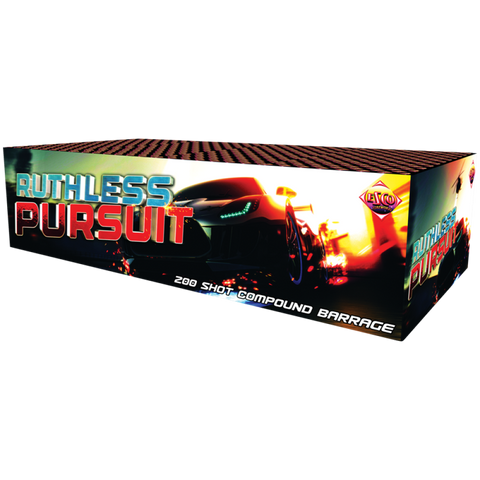 Ruthless Pursuit Compound Barrage 200 Shot By Bright Star Fireworks - SALE!