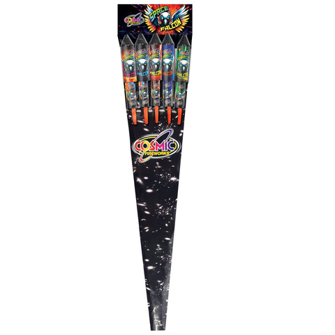Space Falcon 1.3g 5 Pcs Rocket Pack By Cosmic Fireworks - BUY 1 GET 1 FREE!