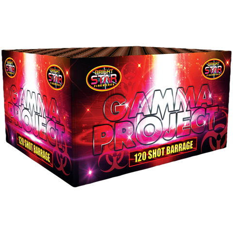 The Gamma Project 120 Shot Barrage by Bright Star Fireworks- BUY 1 GET 1 FREE!