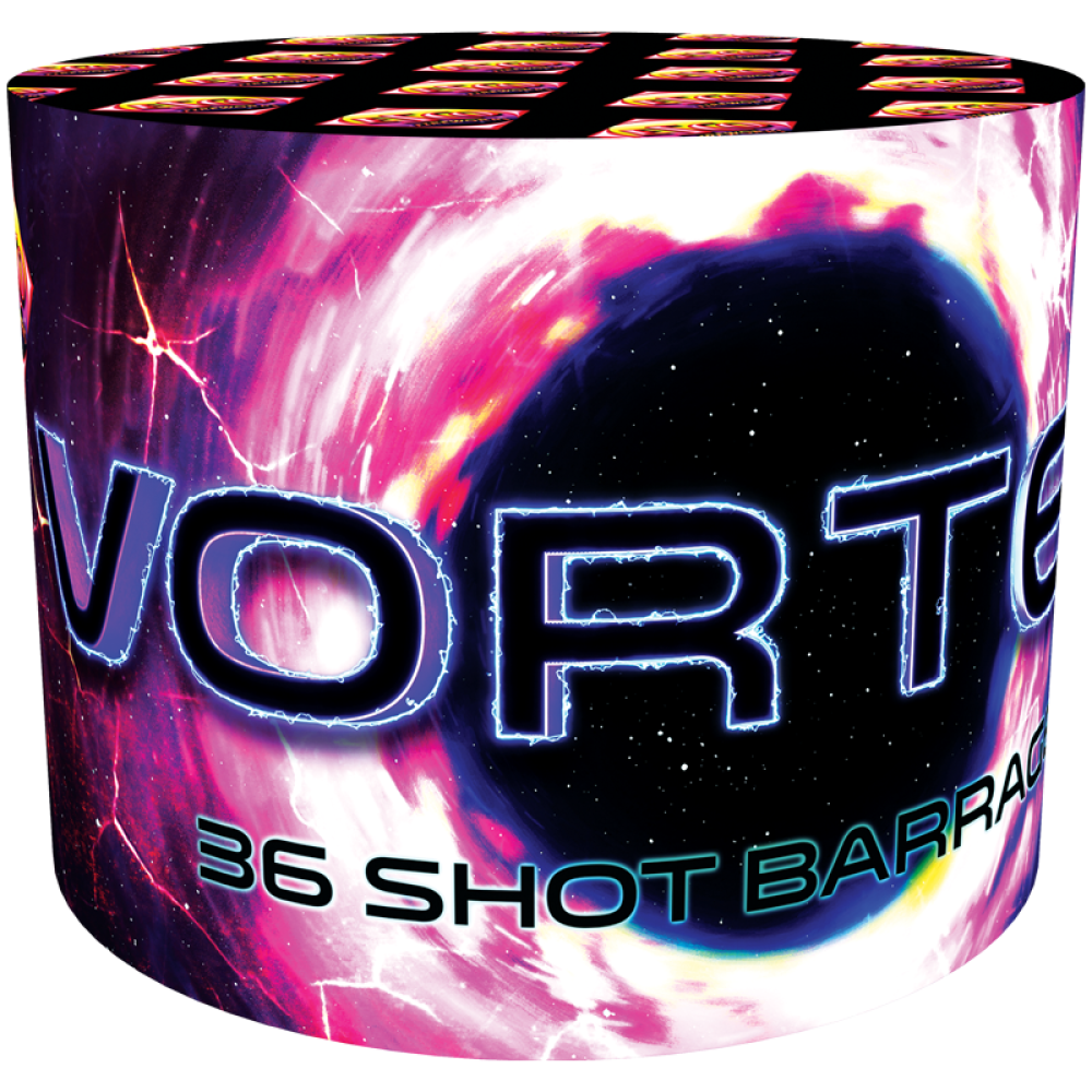 Vortex 36 Shot Barrage By Bright Star Fireworks - BUY 1 GET 1 FREE!