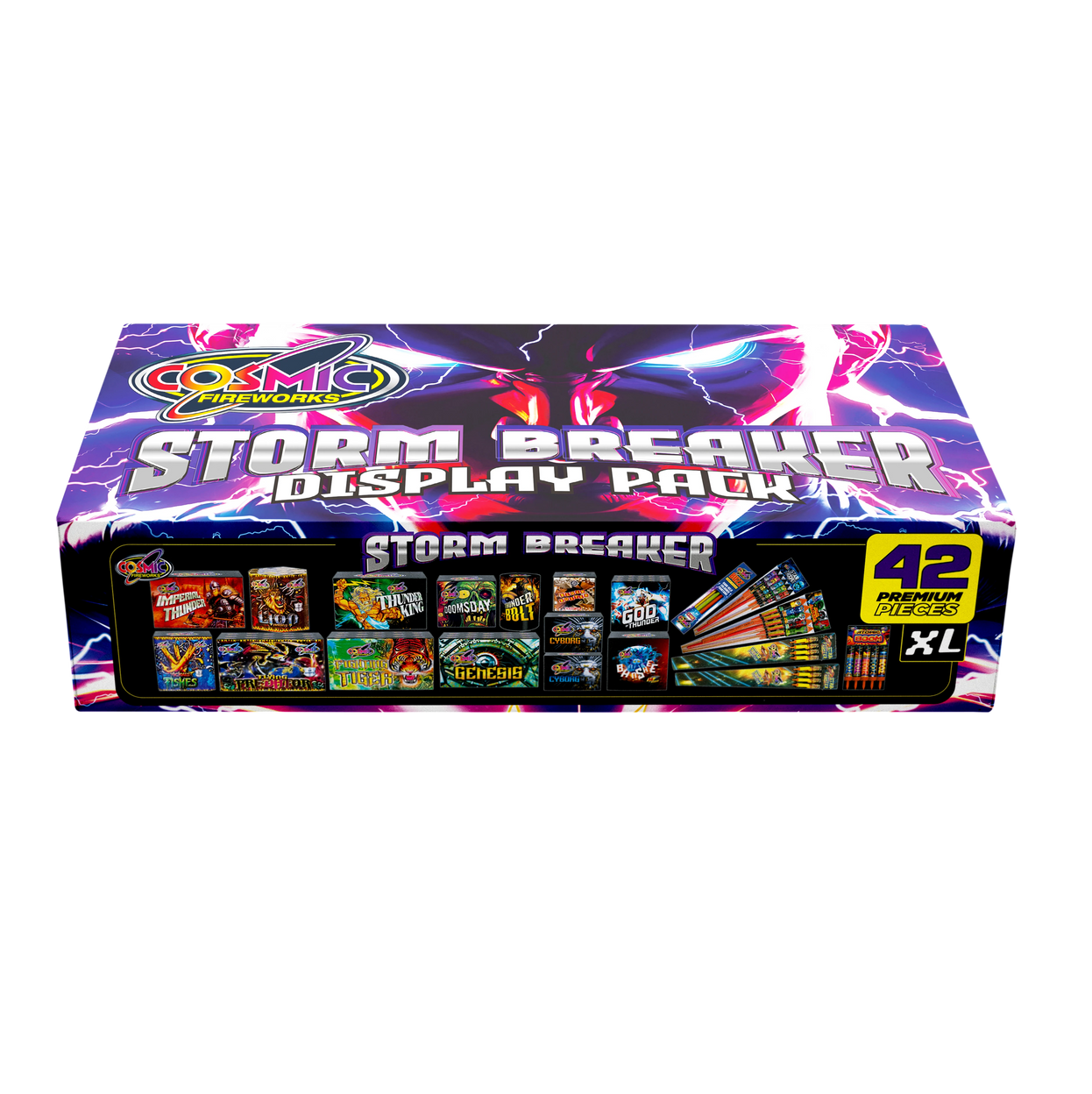 Storm Breaker 1.3G Crate By Cosmic Fireworks - HALF PRICE SALE!