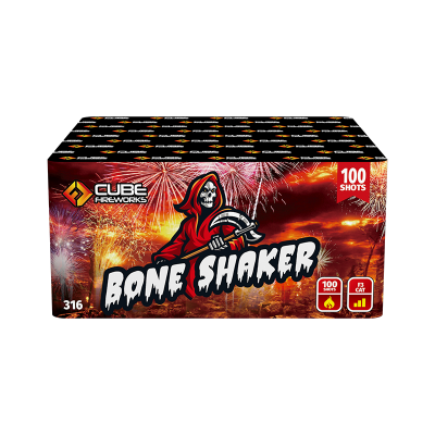 Bone Shaker 100 Shot By Cube Fireworks - BUY 1 GET 1 FREE!