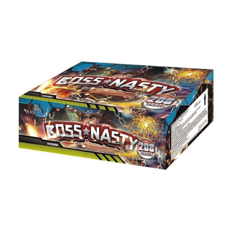 Boss Nasty 208 Shot By Cube Fireworks - BUY 1 GET 1 FREE!