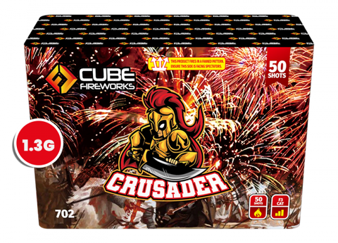 Crusader 50 Shot 1.3g By Cube Fireworks - SALE!