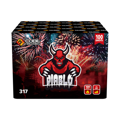 Diablo 100 Shot By Cube Fireworks - BUY 1 GET 1 FREE!