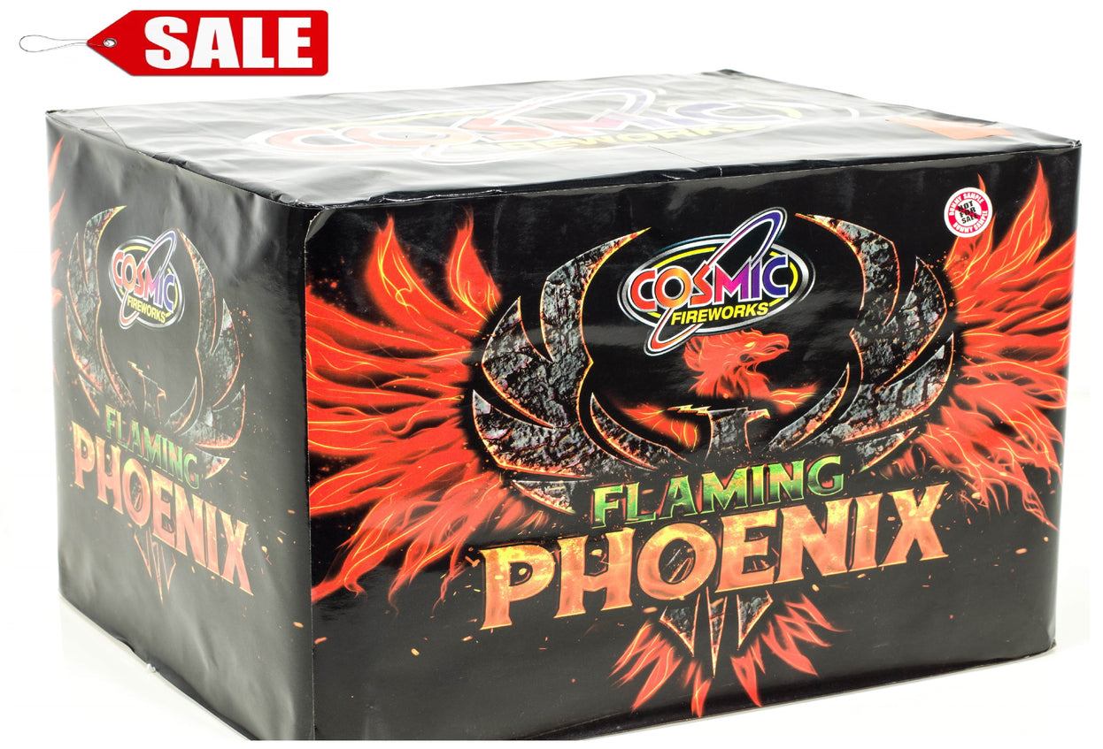 FLAMING PHOENIX 80 Shot By Cosmic Fireworks - ON SALE!