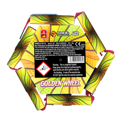 Golden Wheel By Cube Fireworks - BUY 1 GET 1 FREE!