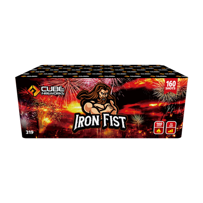 Iron Fist 160 Shot By Cube Fireworks - BUY 1 GET 1 FREE!