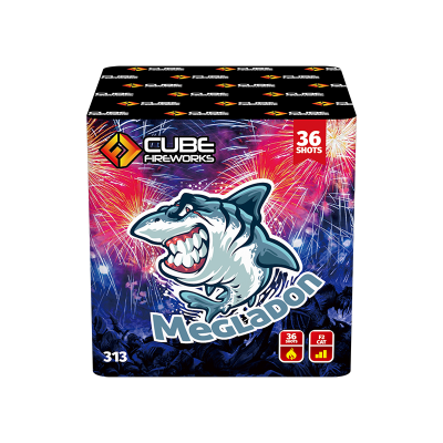 Megladon 36 Shot By Cube Fireworks - BUY 1 GET 1 FREE!