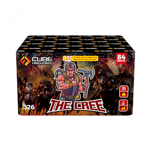 The Cree 84 Shot By Cube Fireworks - BUY 1 GET 1 FREE!